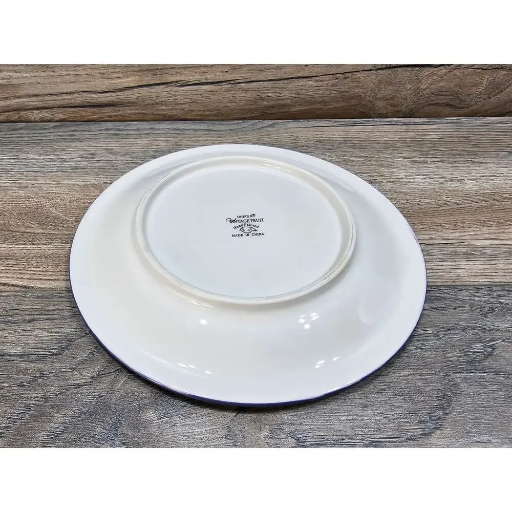 Oneida Vintage Fruit Hand Painted Salad Plate Discontinued Pattern